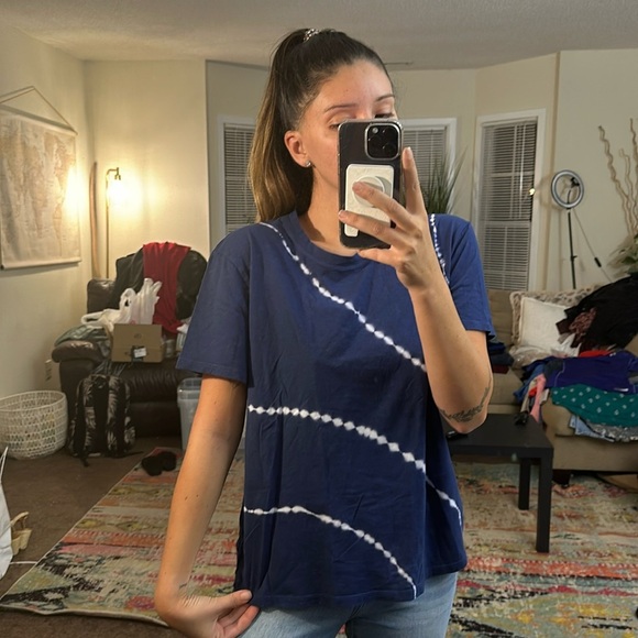 Athleta Women’s Organic Daily Relaxed Short Sleeve Tee Cotton Size Medium - Picture 4 of 6